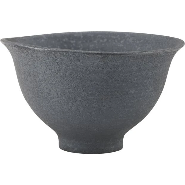 House Doctor Pion skål, Ø14,5 cm, mat sort/brun porcelæn