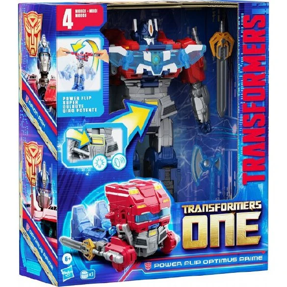 Transformers One Power Flip Optimus Prime (Orion Pax) 25 cm