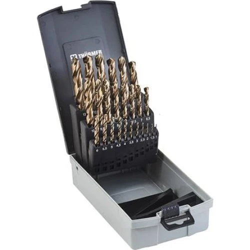 Thürmer Tools Borsæt 1-13mm HSS-Co med 0,5mm spids