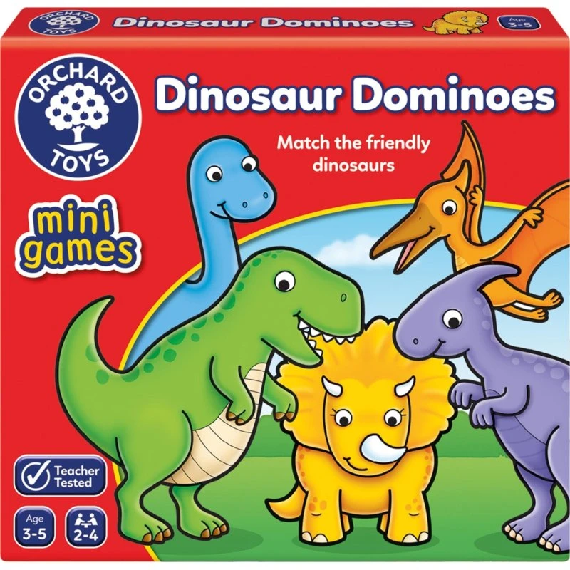 Orchard Dinosaur Domino Mini - Domino med dinosaurer