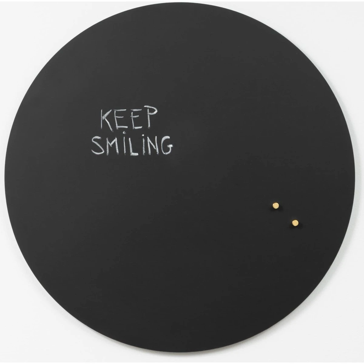 Cirkel 57 cm. Magnetisk sort kridttavle uden ramme