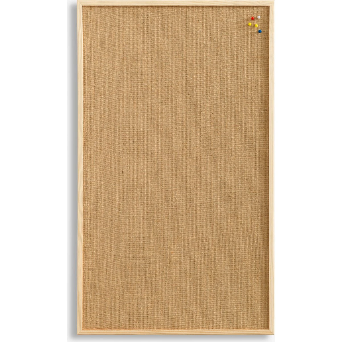 Naga Opslagstavle 80x60 cm med hessian og træramme