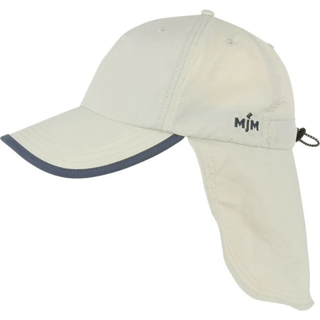 MJM Cool Taslan Cap m/nakkebeskyttelse UPF50 Beige S/M