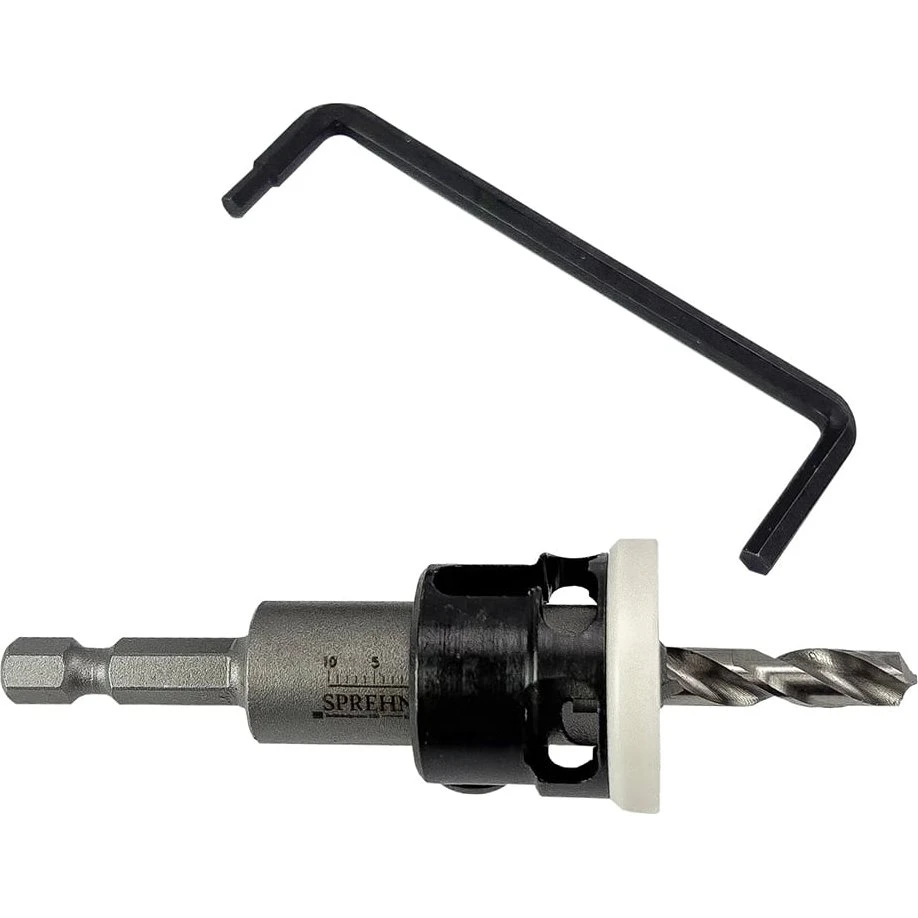 SPREHN Forsænker 15mm 90° m/dybdestop + 4,5mm bor