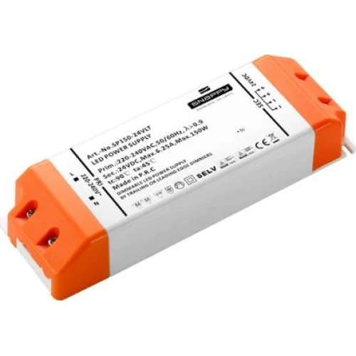DIOFLEX LED driver 24V DC 150W dæmpbar 195x67x31mm