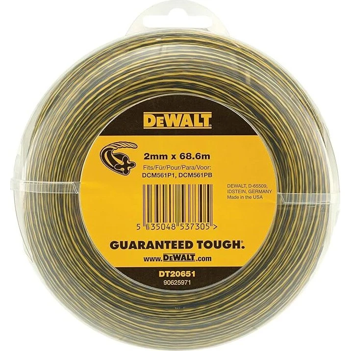 DeWALT DT20651-QZ Trimmertråd 2 mm – 68,6 m