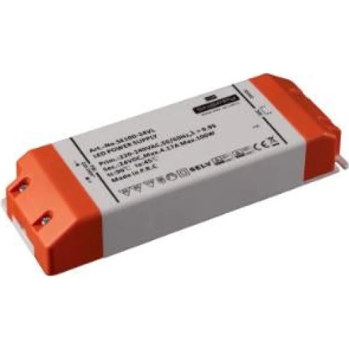 LED driver 24V DC 100W - Stabil strømforsyning