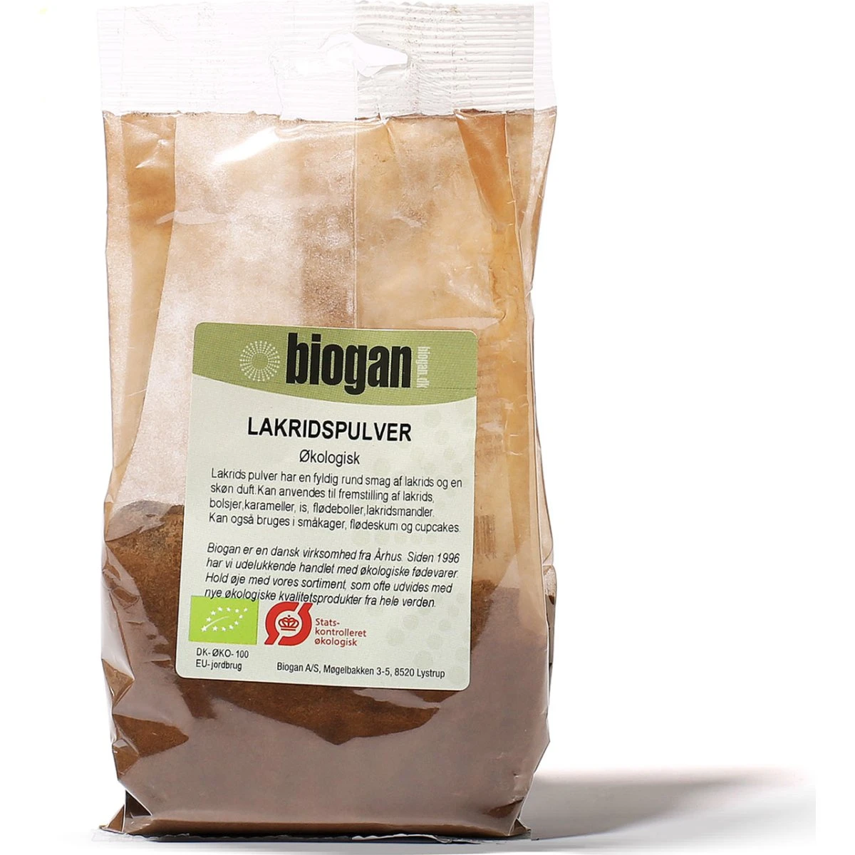 Biogan Lakridspulver Ø 100 g
