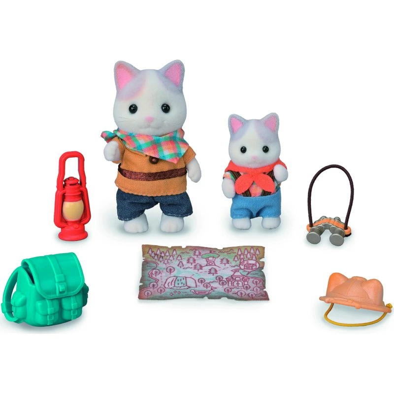 Sylvanian Families Opdagelsessæt – Latte Cat Bror & Baby