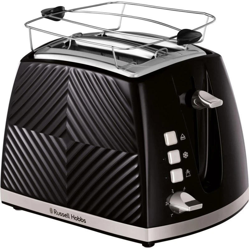 Russell Hobbs Groove 2-slice brødrister - Sort