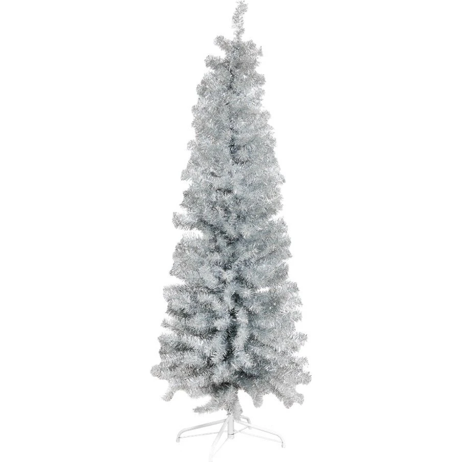 Hortus BLING Sølv Kunstigt Juletræ 180 x 68 cm