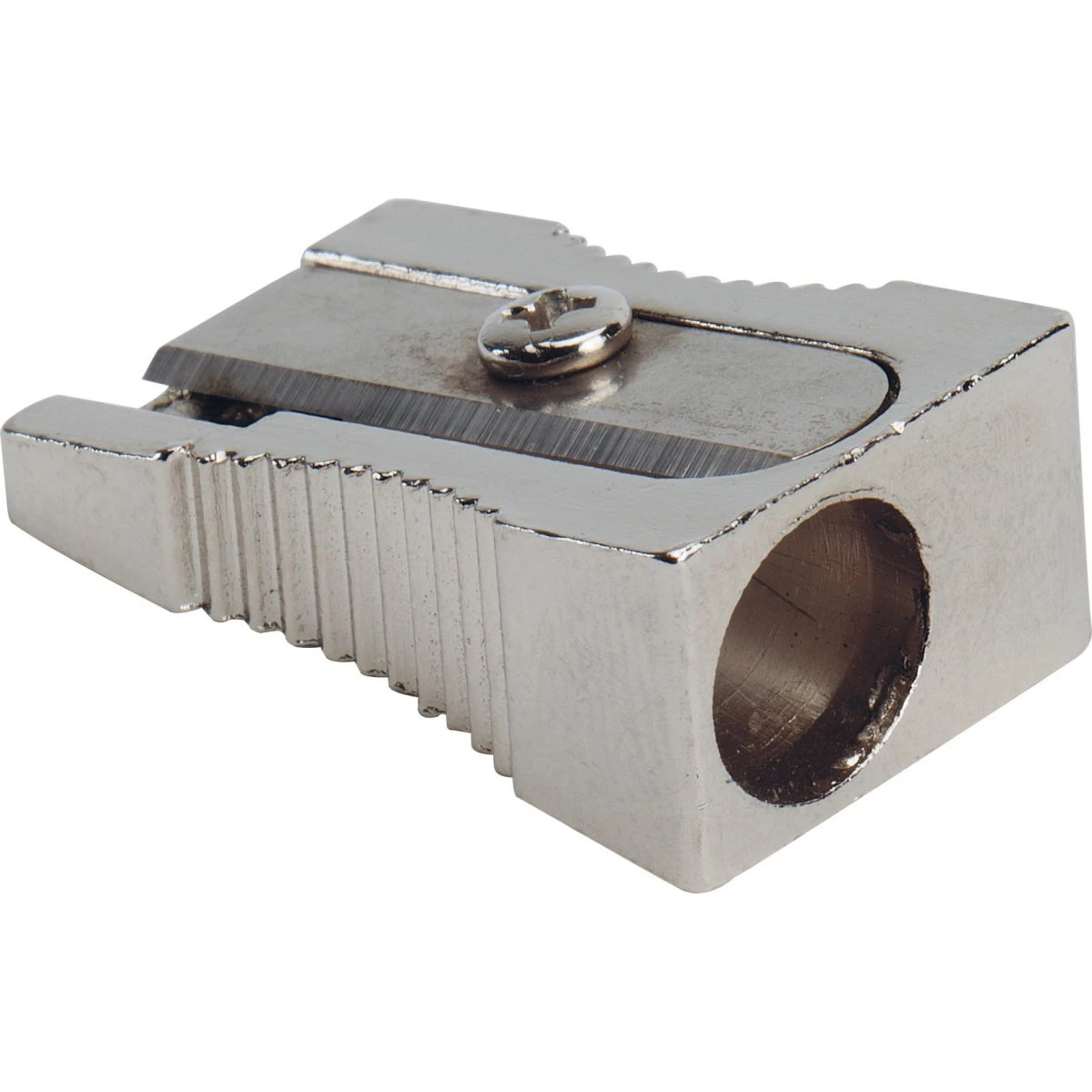 Q-Connect blyantspidser i aluminium, sølv, 1 hul