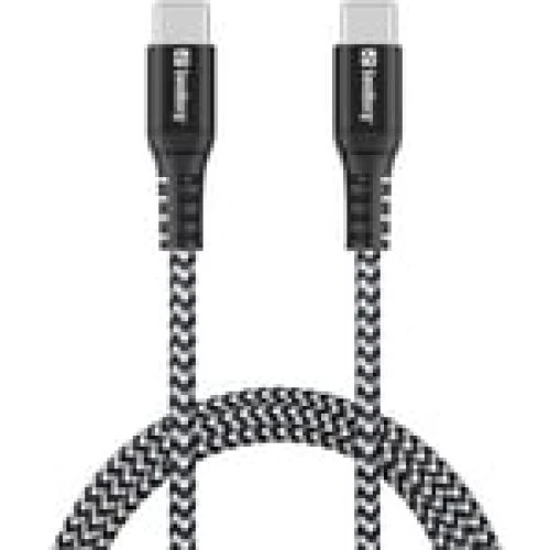 Sandberg Survivor USB-C til USB-C Kabel, 100W, 1m, Sort