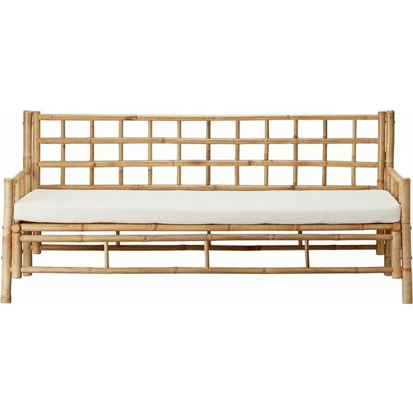 Lene Bjerre Mandisa Loungesofa i Bambus - Natur/Hvid