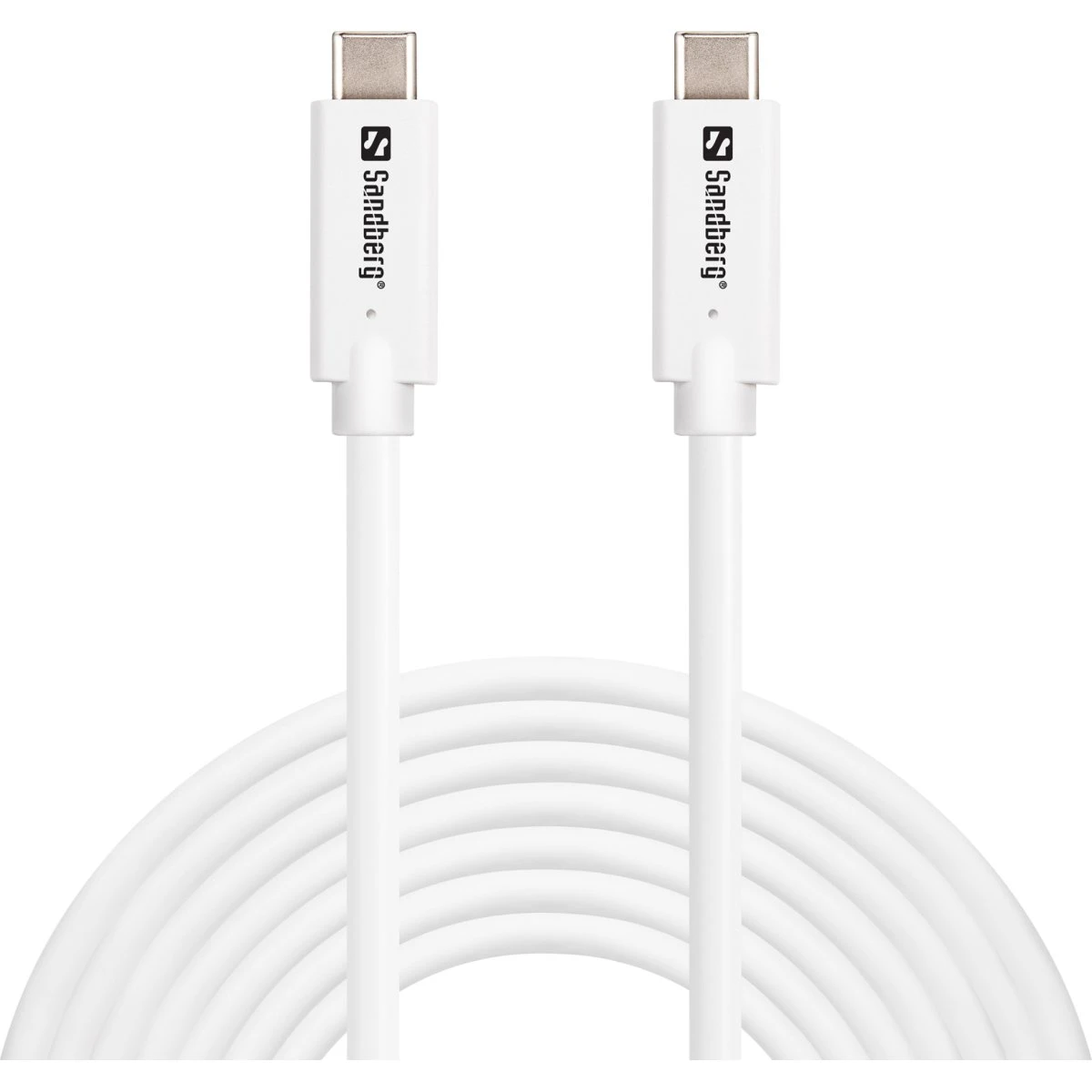 Sandberg USB-C til USB-C kabel, 100W, 5m, USB 3.2 Gen2