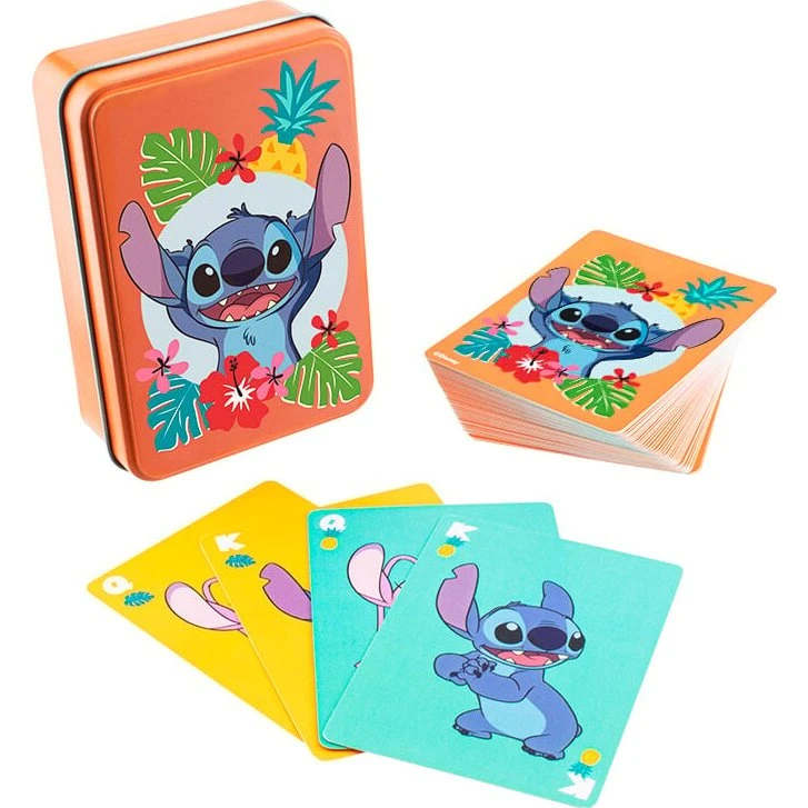 Lilo & Stitch spillekort i tin – Paladone