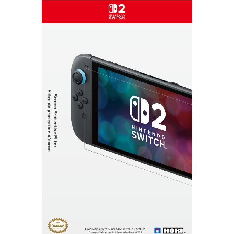 HORI Skærmbeskyttelse til Nintendo Switch 2 (Transparent)