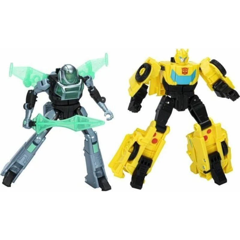 Transformers EarthSpark Cyber-Combiner Bumblebee & Mo Malto (2-pack)