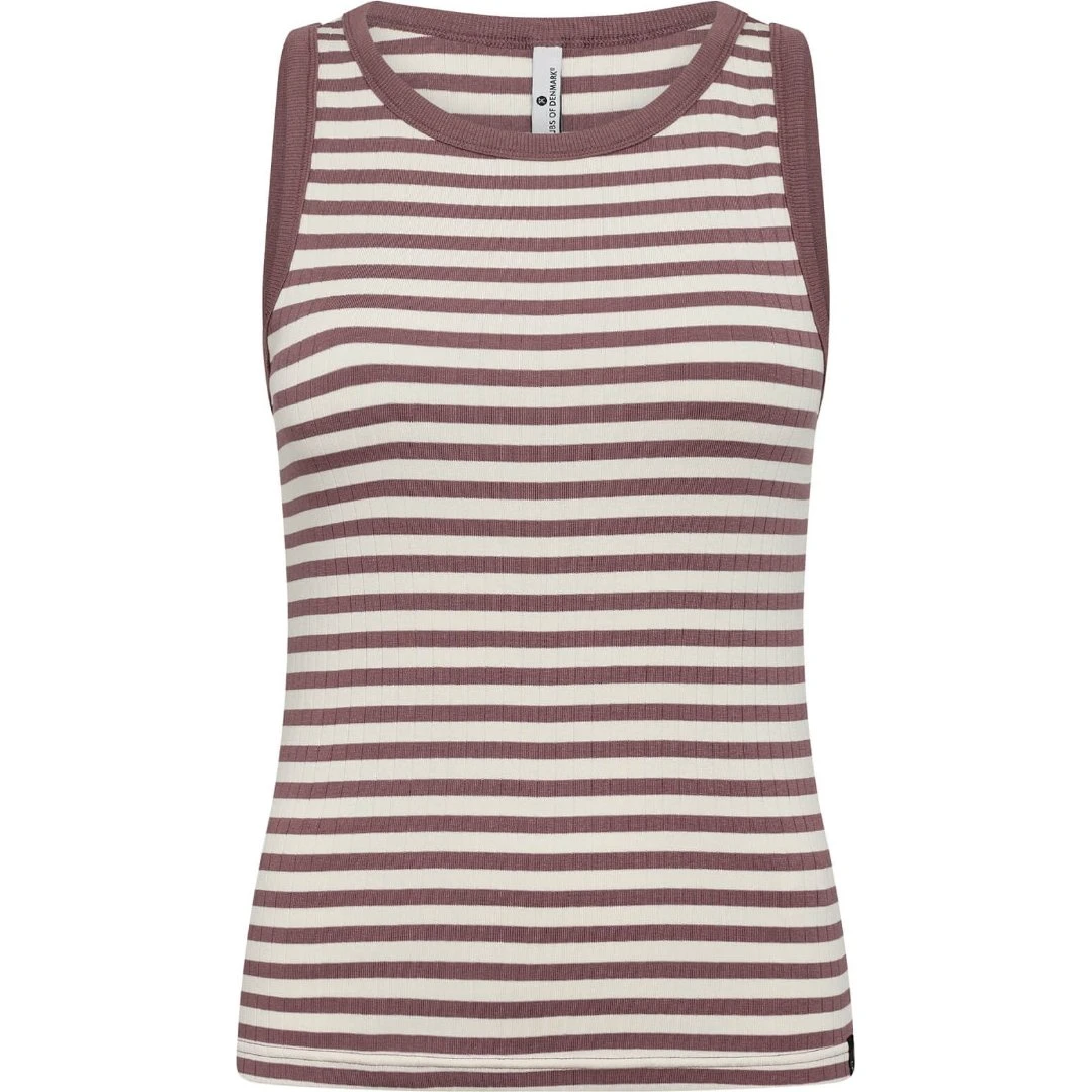 JBS of Denmark Bambus top med rosa striber, XL