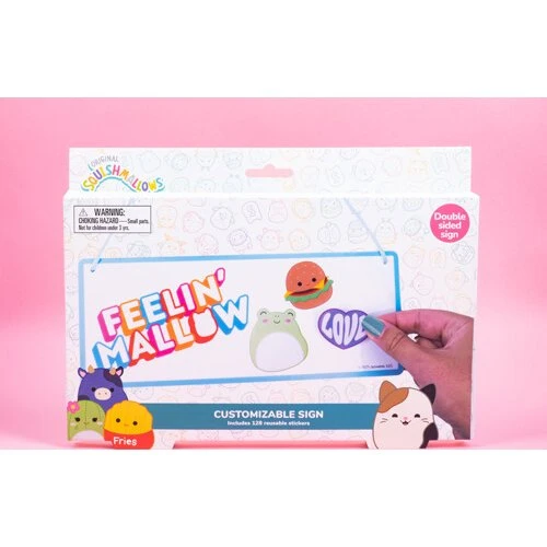 Squishmallows Vægs skilt med wall decals