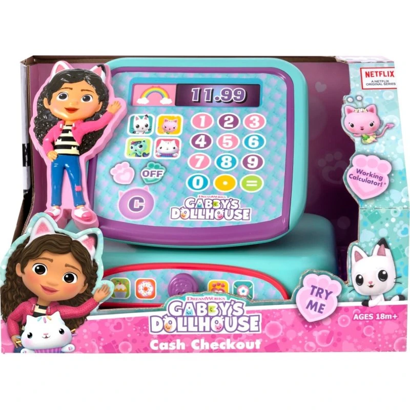 Gabby's Dollhouse Kasseapparat med Lommeregner