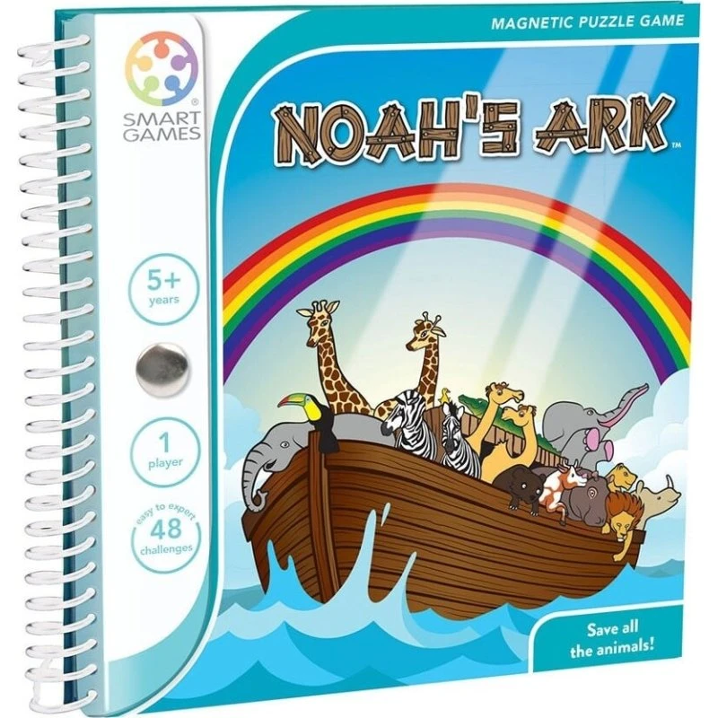 SmartGames Magnetic Travel – Noahs Ark (magnetisk rejsespil)