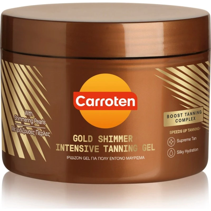 Carroten Gold Shimmer Tanning Gel 150 ml