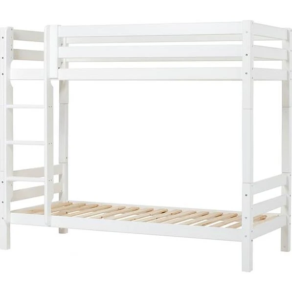Hoppekids ECO Luxury høj køjeseng med stige - 90 x 200 cm - Hvid