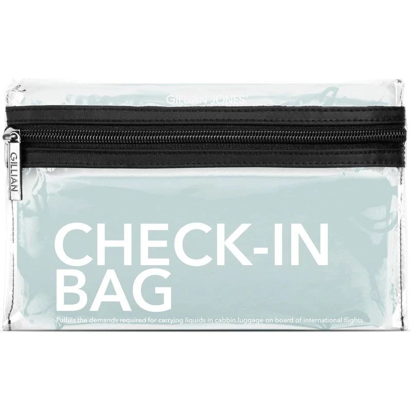 Gillian Jones Check In Bag Transparent 10473