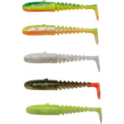 Savage Gear Gobster Shad Dark Water Mix (5 stk.)