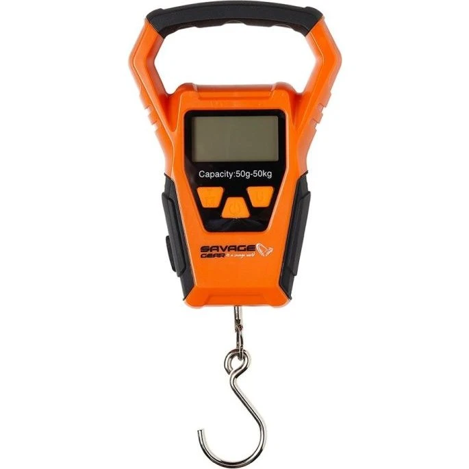 Savage Gear Fiskevægt 50kg - Digital vægt med målebånd