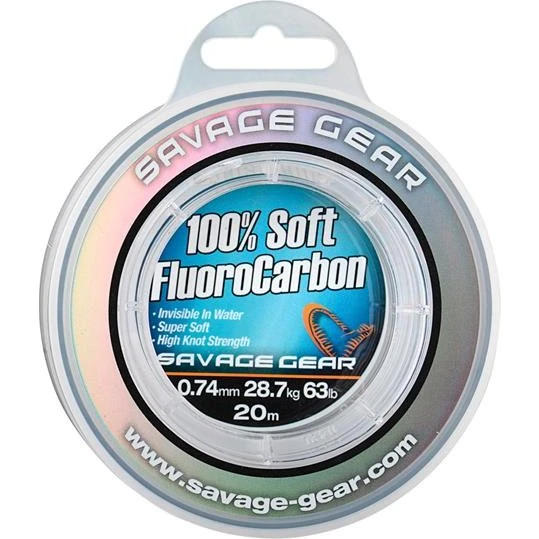 Savage Gear Soft Fluorocarbon - Blød og stærk fiskeline