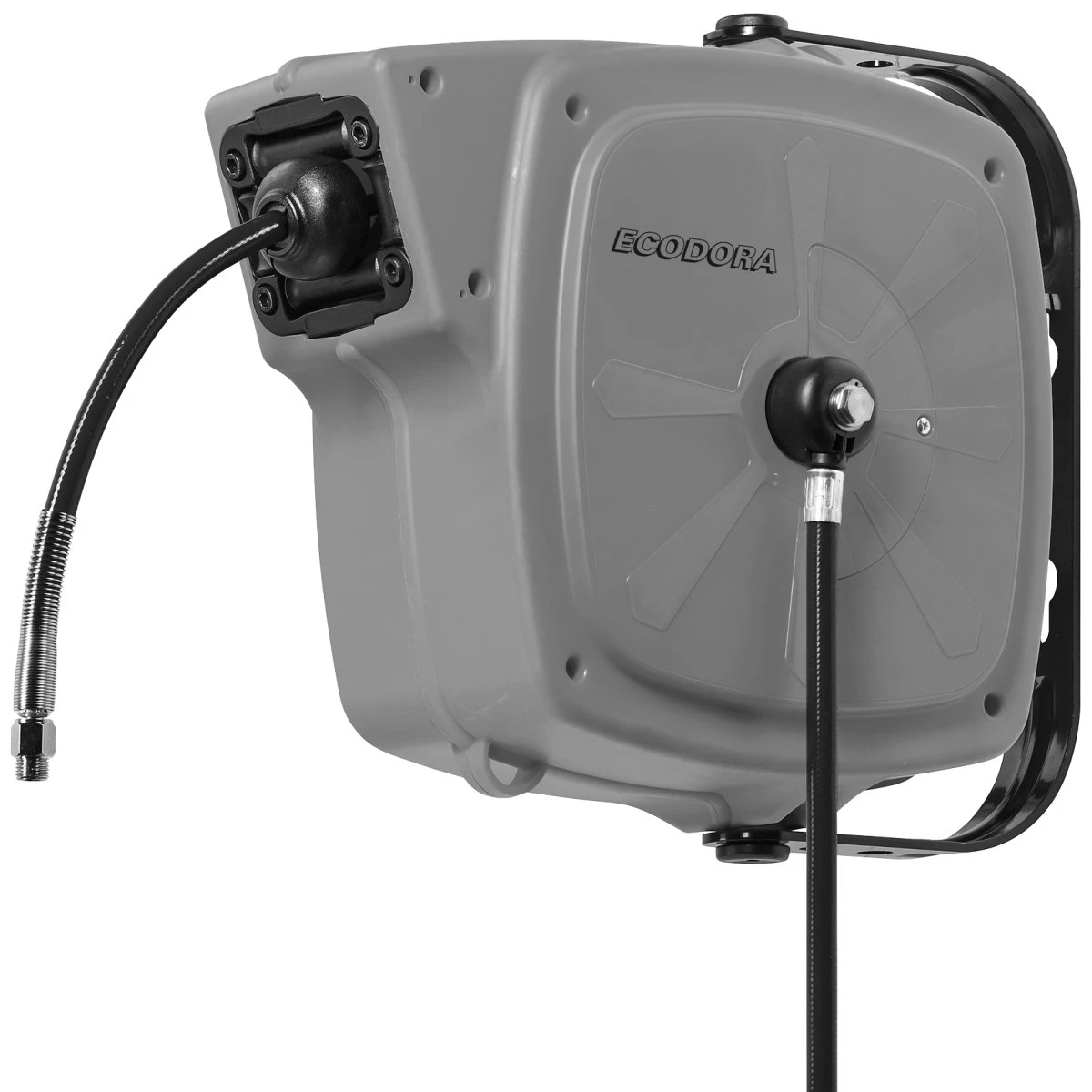 Ecodora Serie 280 Aut. slangeopruller, 14m PUR, 20 bar, sort