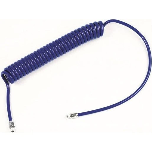 Flowconcept blå spiralslange 5m Ø8mm 1/4" udv. gevind