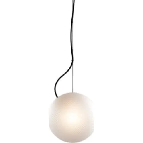 Bright Ripple pendel med sort kabel
