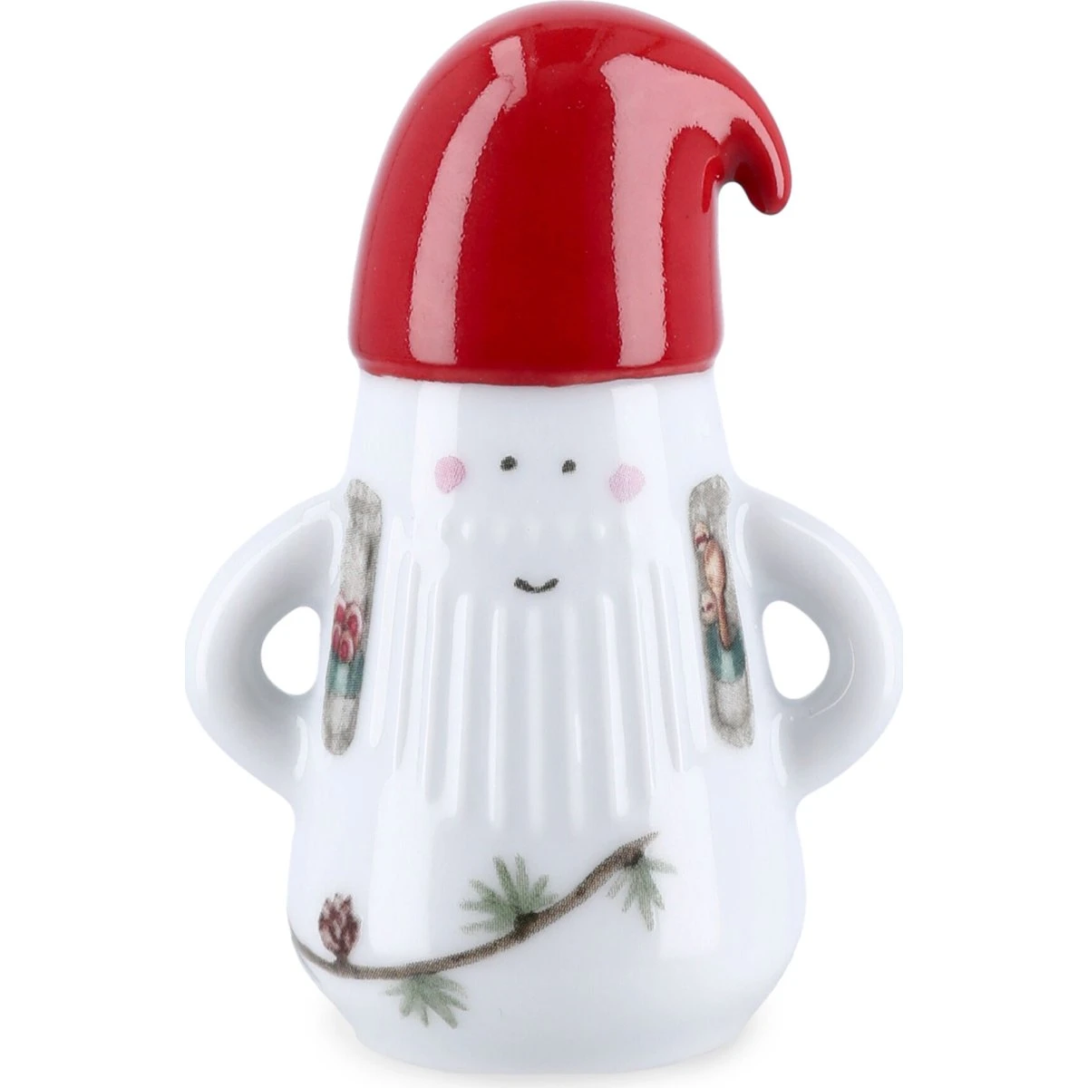 Kähler Hammershøi Christmas Julemand - Hvid Porcelæn 9 cm
