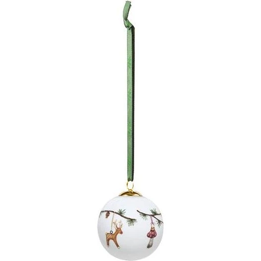 Kähler Hammershøi Christmas Julekugle 2023 - 6 cm, hvid