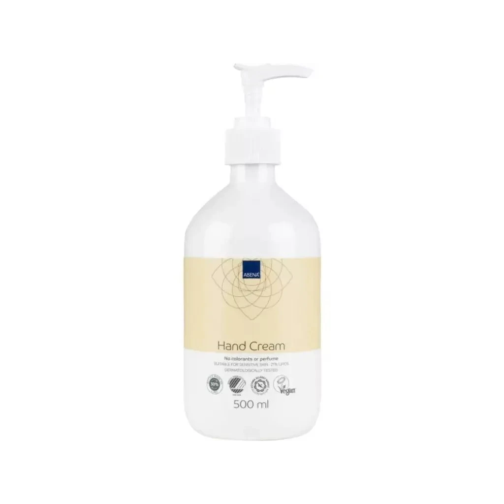Abena Håndcreme uden farve og parfume 500 ml med pumpe