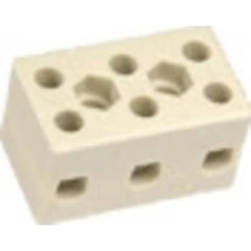 Kronemuffe porcelæn 3 polet 2,5 mm²