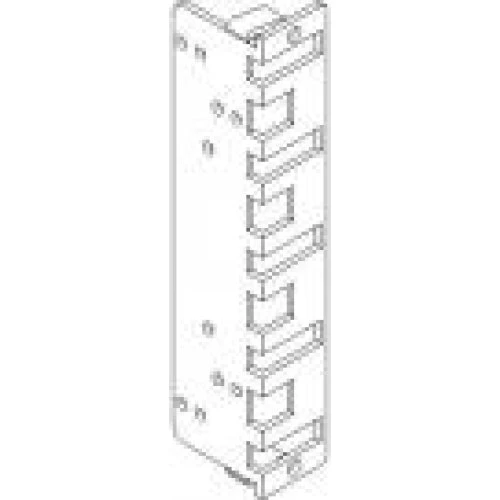 Skinneholderjern 30x10 mm - H-type hovedskinne 2m