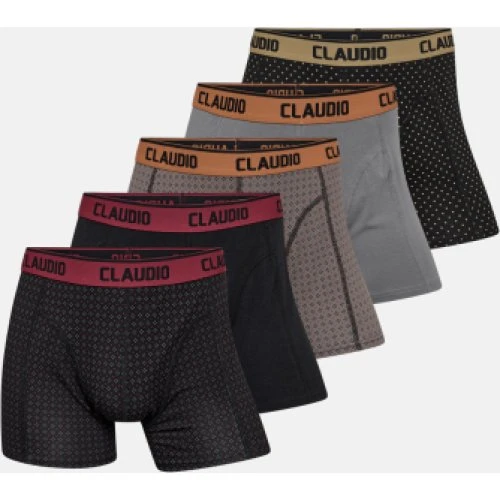 Claudio Tights 5-pak i bambusviskose og bomuld - Multifarvet