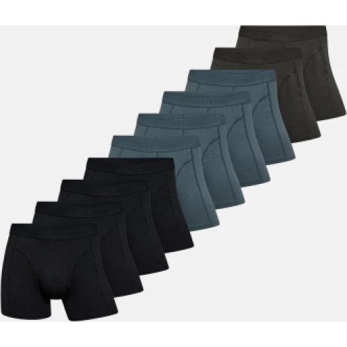 Claudio Tights 10-pak i Bambusviskose - Multifarvet
