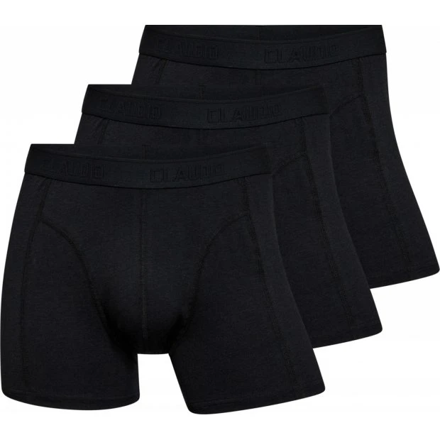 Claudio 3-pak bambusunderbukser i sort, XL