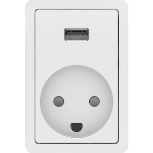LK Fuga Slim ramme 1 1/2 modul, hvid