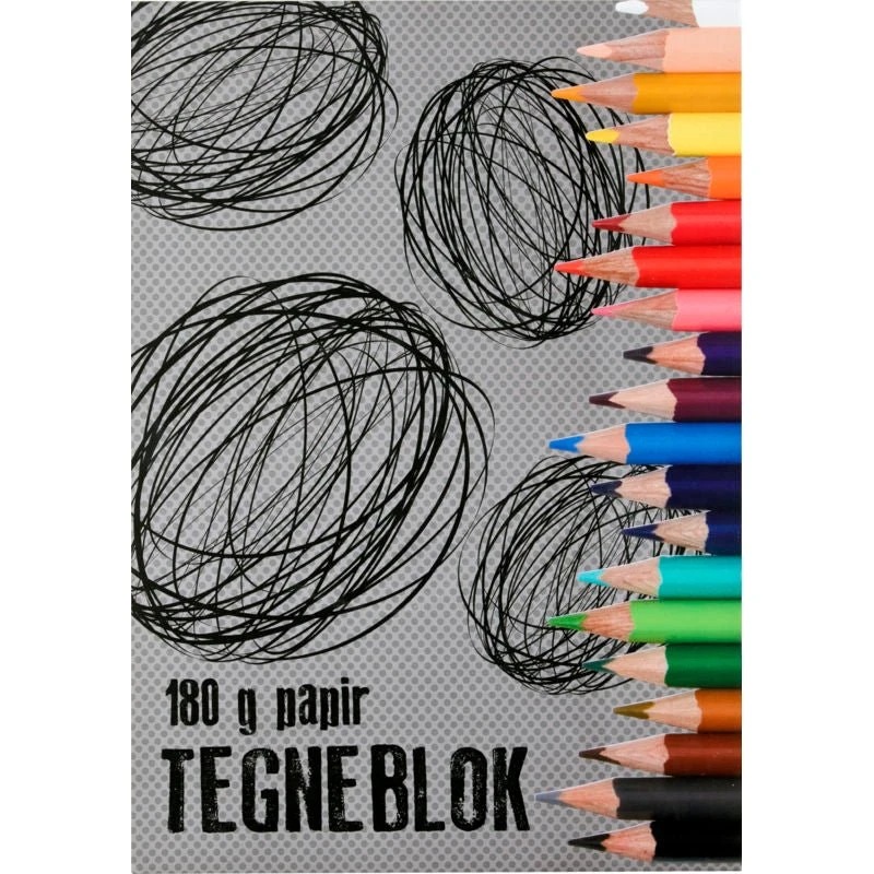 Tegneblok A4 50 sider 180 g