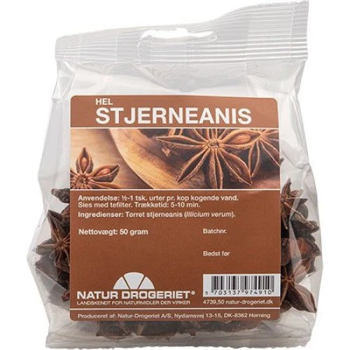Natur Drogeriet Stjerneanis Hel 50 g
