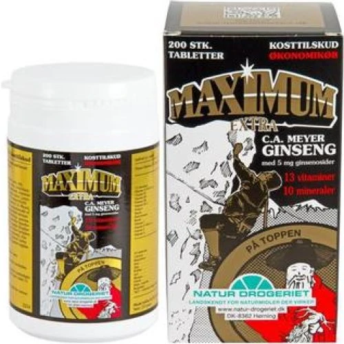 Natur-Drogeriet ND Maximum Multivitamin med Ginseng 200 tabl.