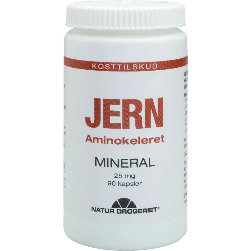 Natur-Drogeriet Jern 25 mg, 90 kaps.