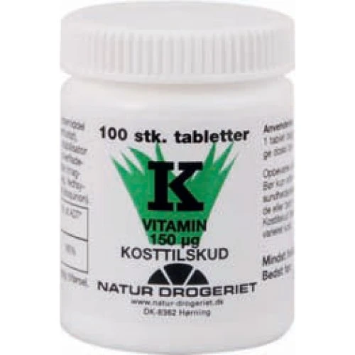 Natur Drogeriet ND K1-vitamin 150 mcg - 100 tabletter