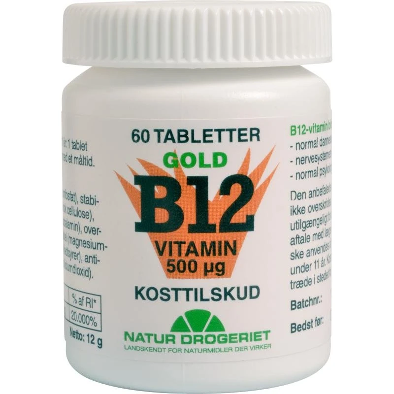 ND B12 Vitamin 500 ug - 60 tabletter